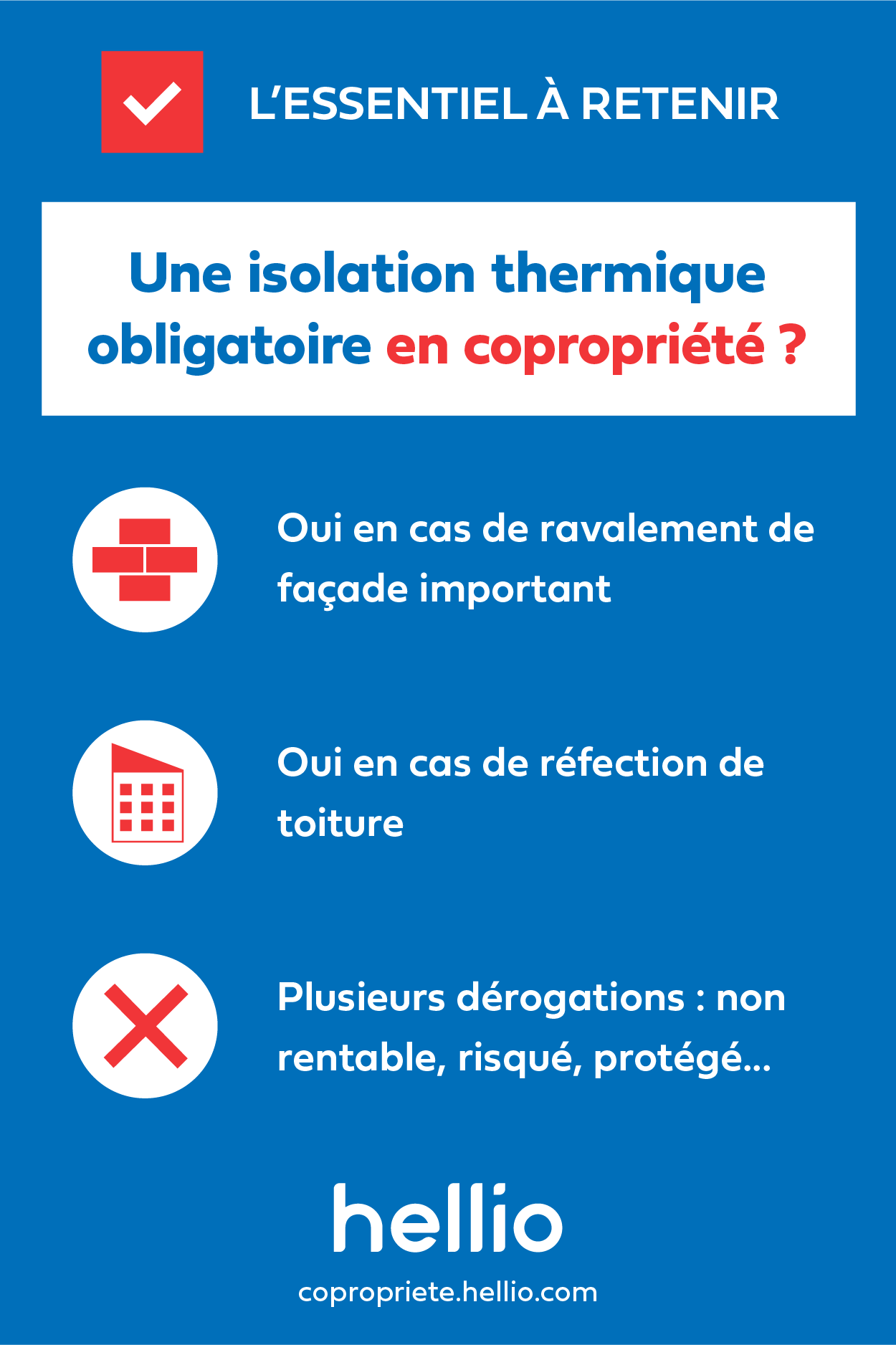 Obligation d’isolation thermique en copropriété info ou intox ? Hellio